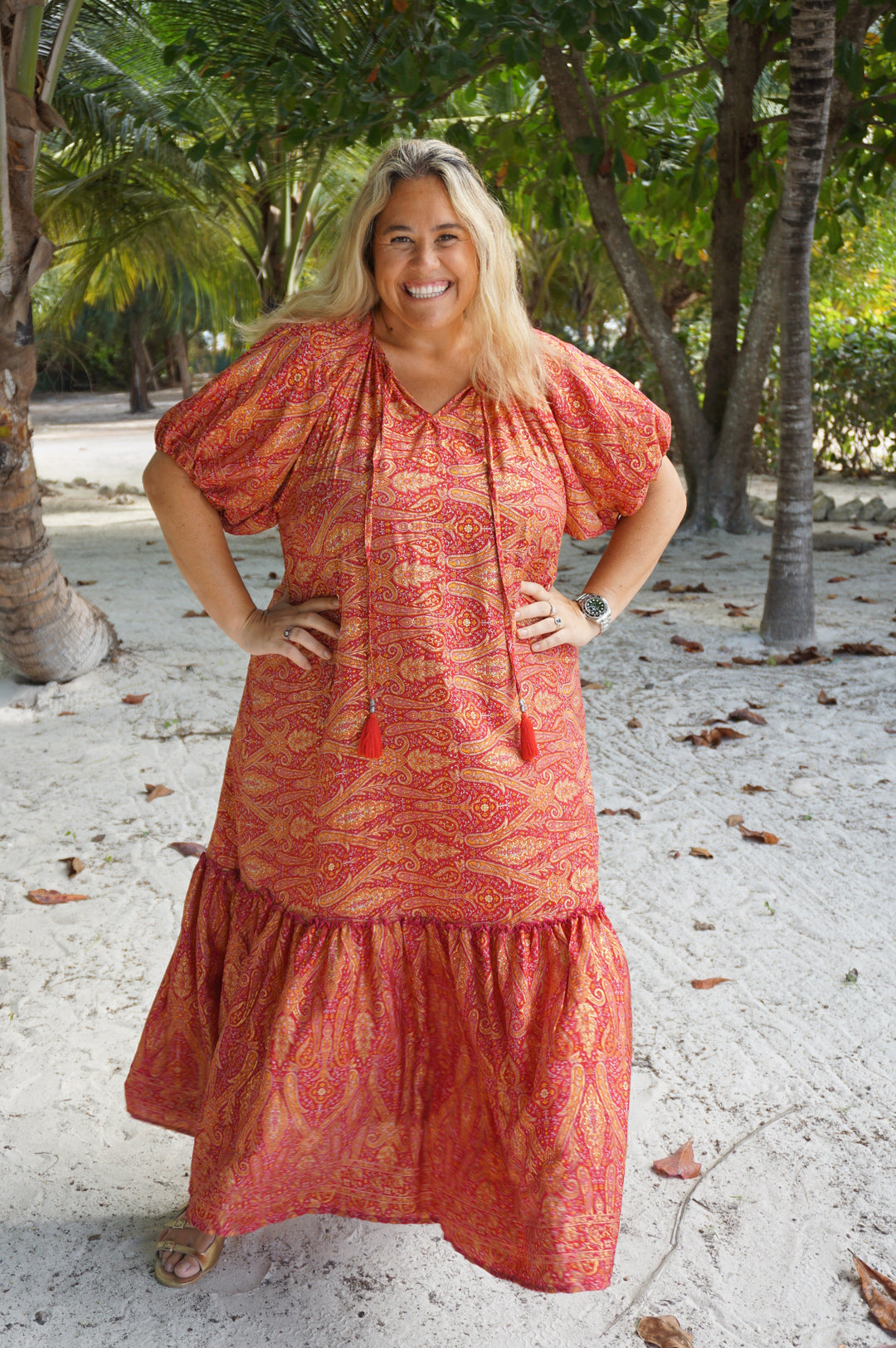 VESTIDO ISABELA ROJO