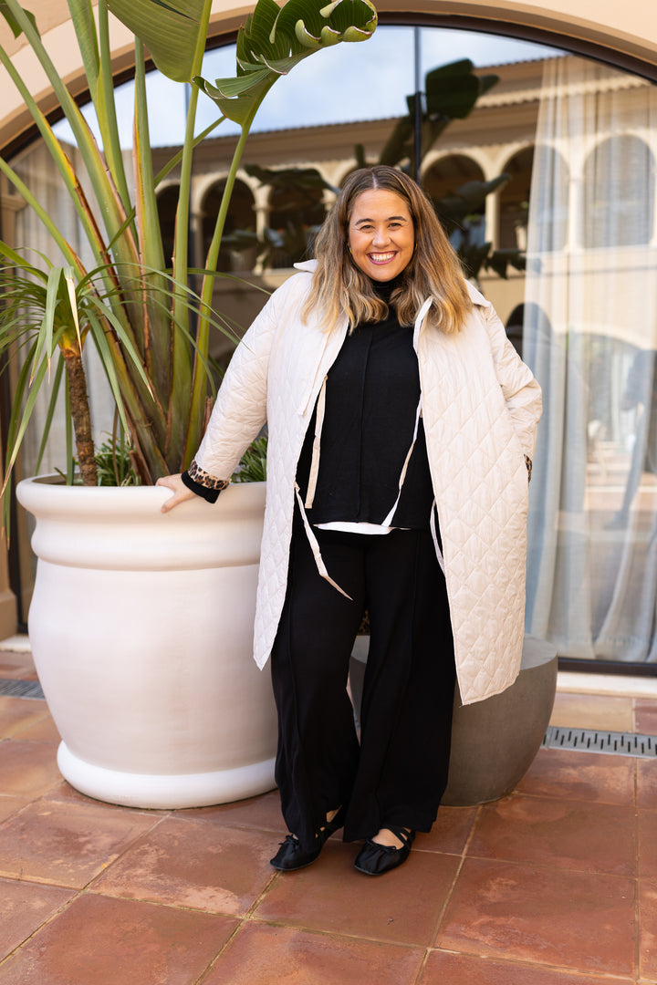 ABRIGO COZY WHITE