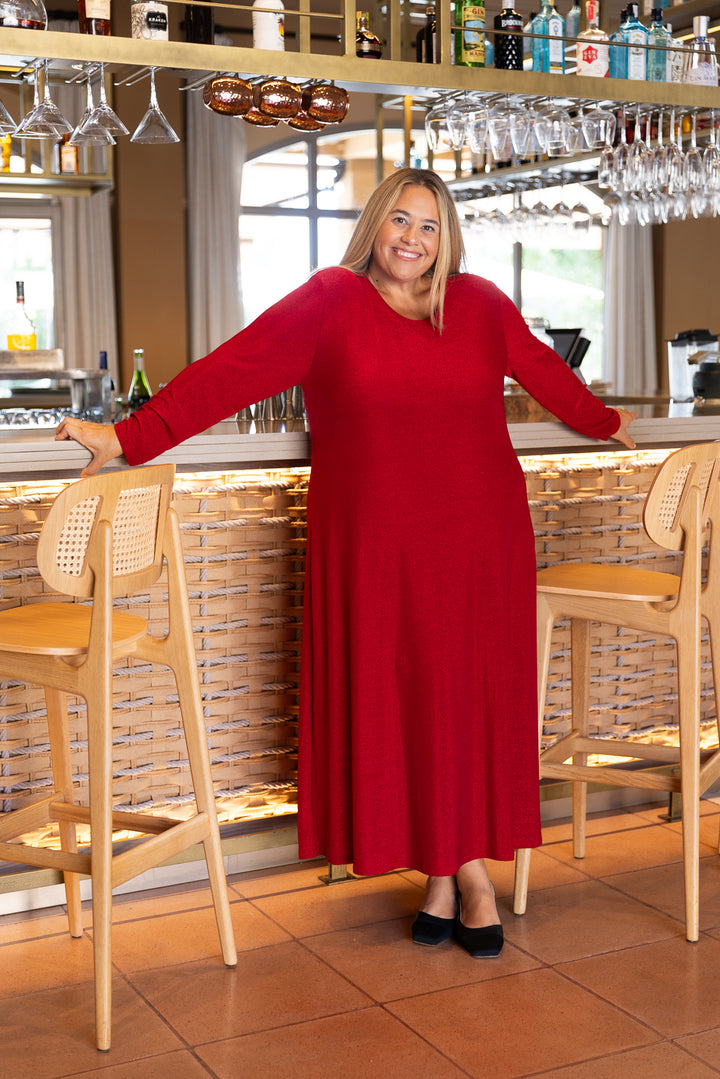 VESTIDO NIGHT RED