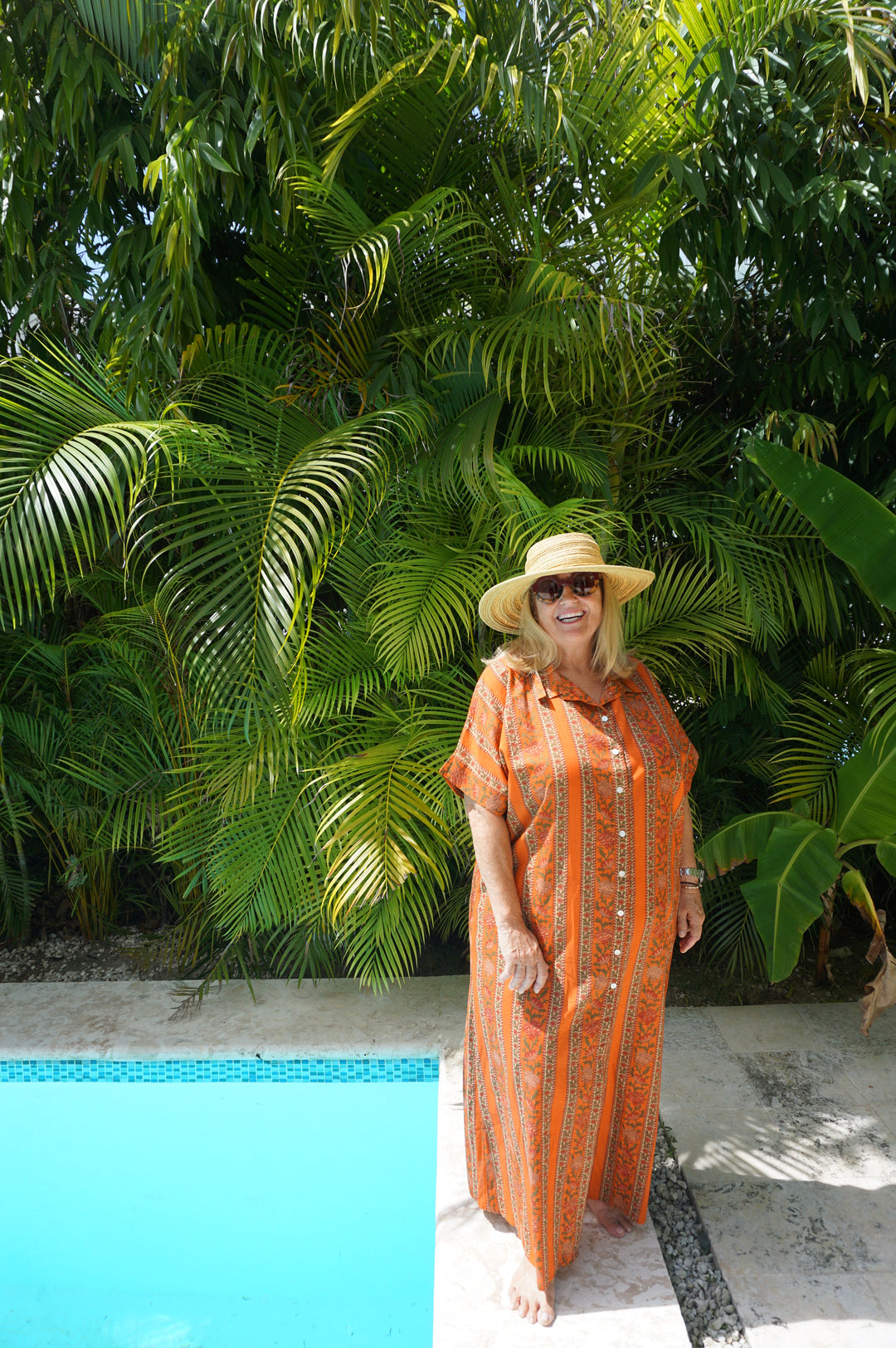 VESTIDO CONSTANZA NARANJA