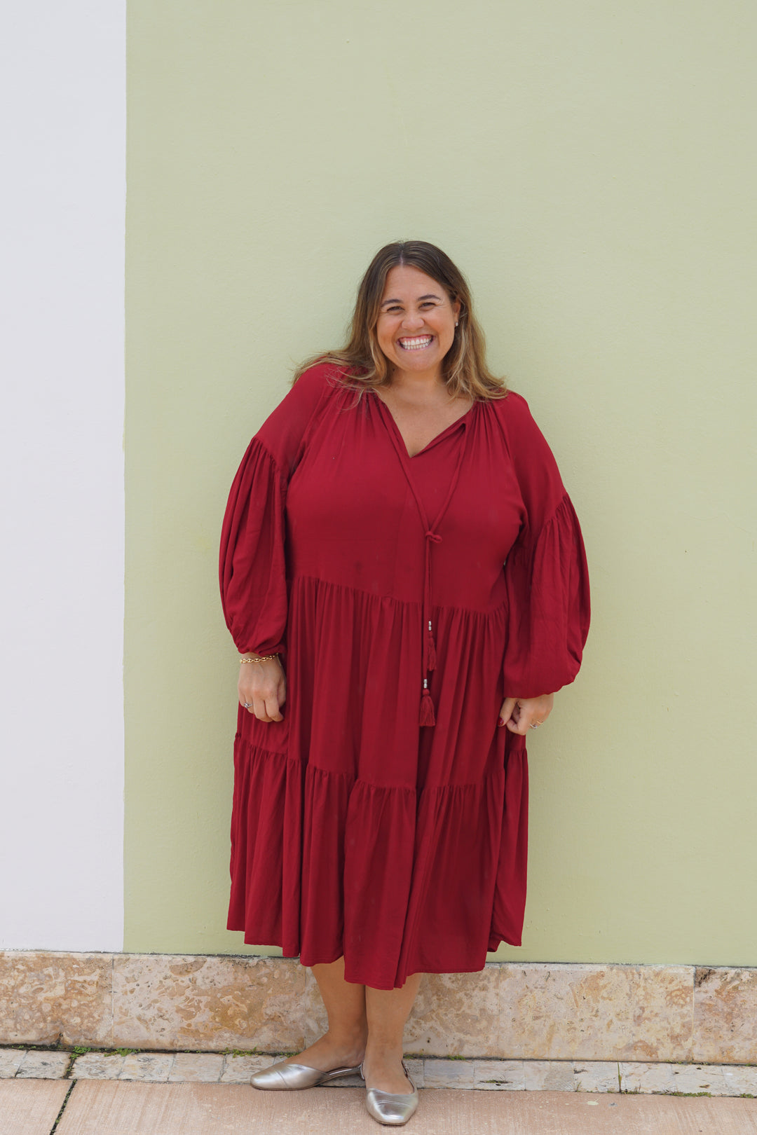VESTIDO CELIA ROJO