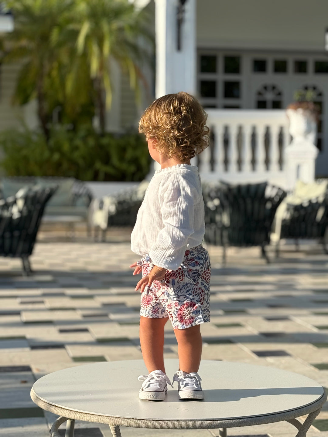 SHORT NAGUA CELESTE
