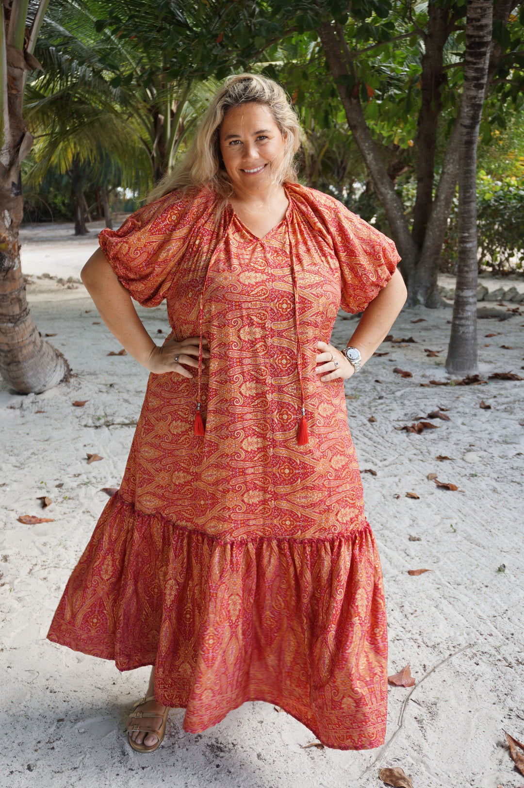 VESTIDO ISABELA ROJO