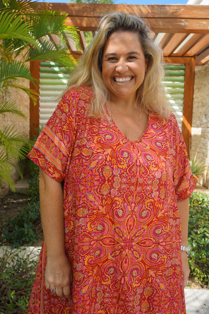 VESTIDO NEIBA ROJO