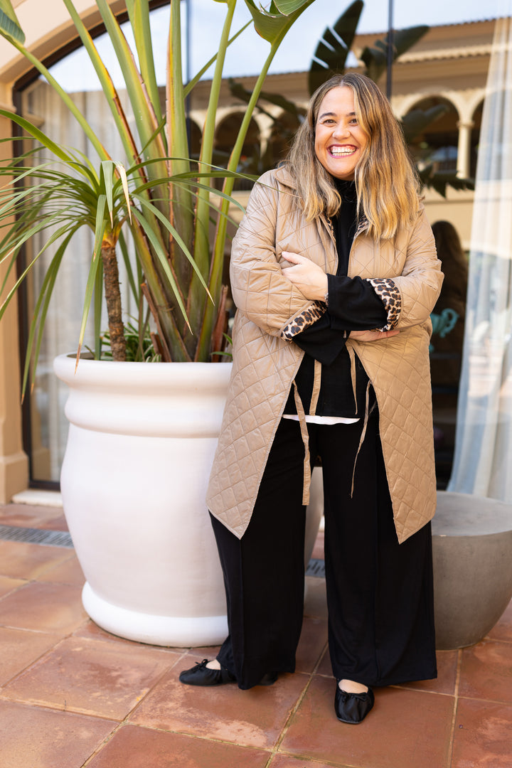 ABRIGO COZY CAMEL