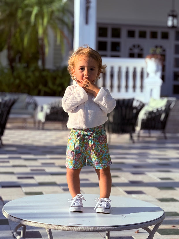 SHORT NAGUA TURQUESA