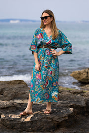 CAFTÁN CATALINA AGUAMARINA
