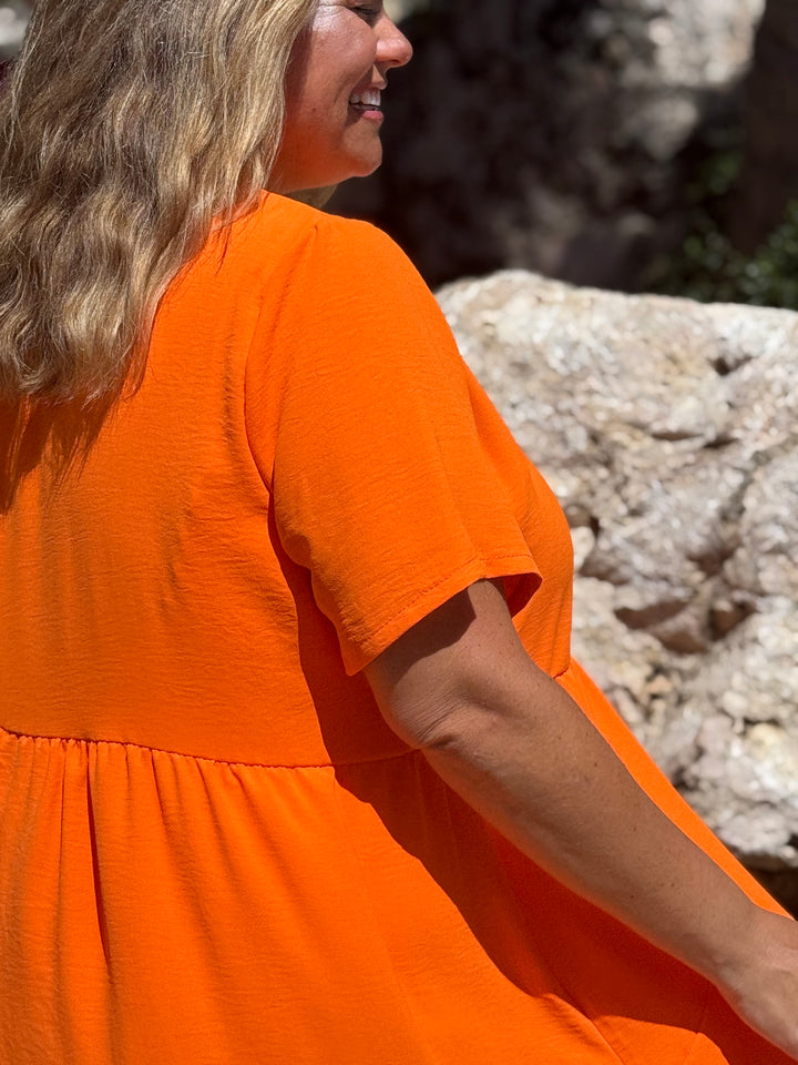 VESTIDO GRETA NARANJA