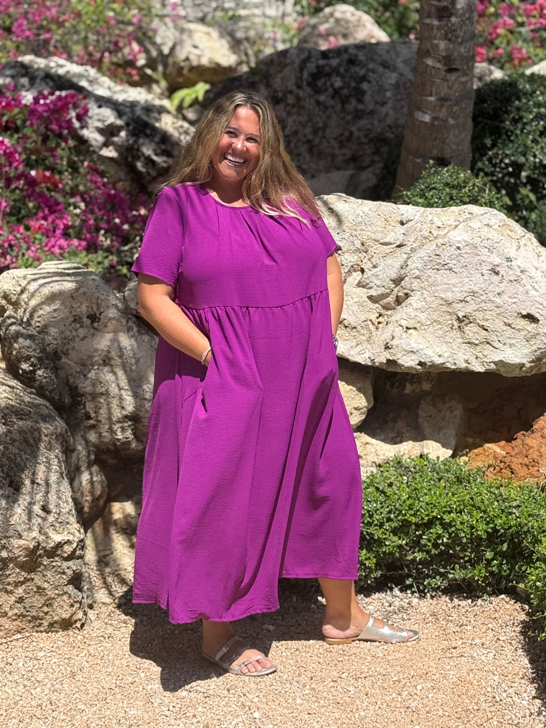 VESTIDO GRETA PÚRPURA