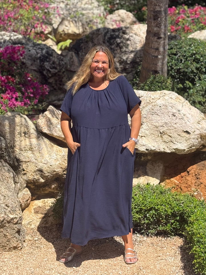 VESTIDO GRETA MARINO