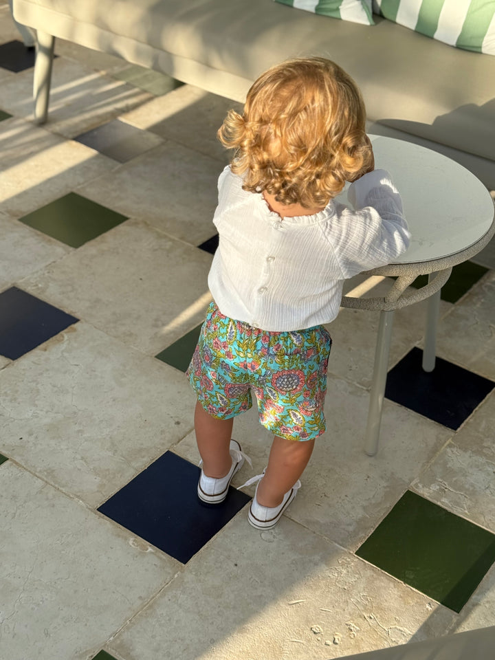 SHORT NAGUA TURQUESA