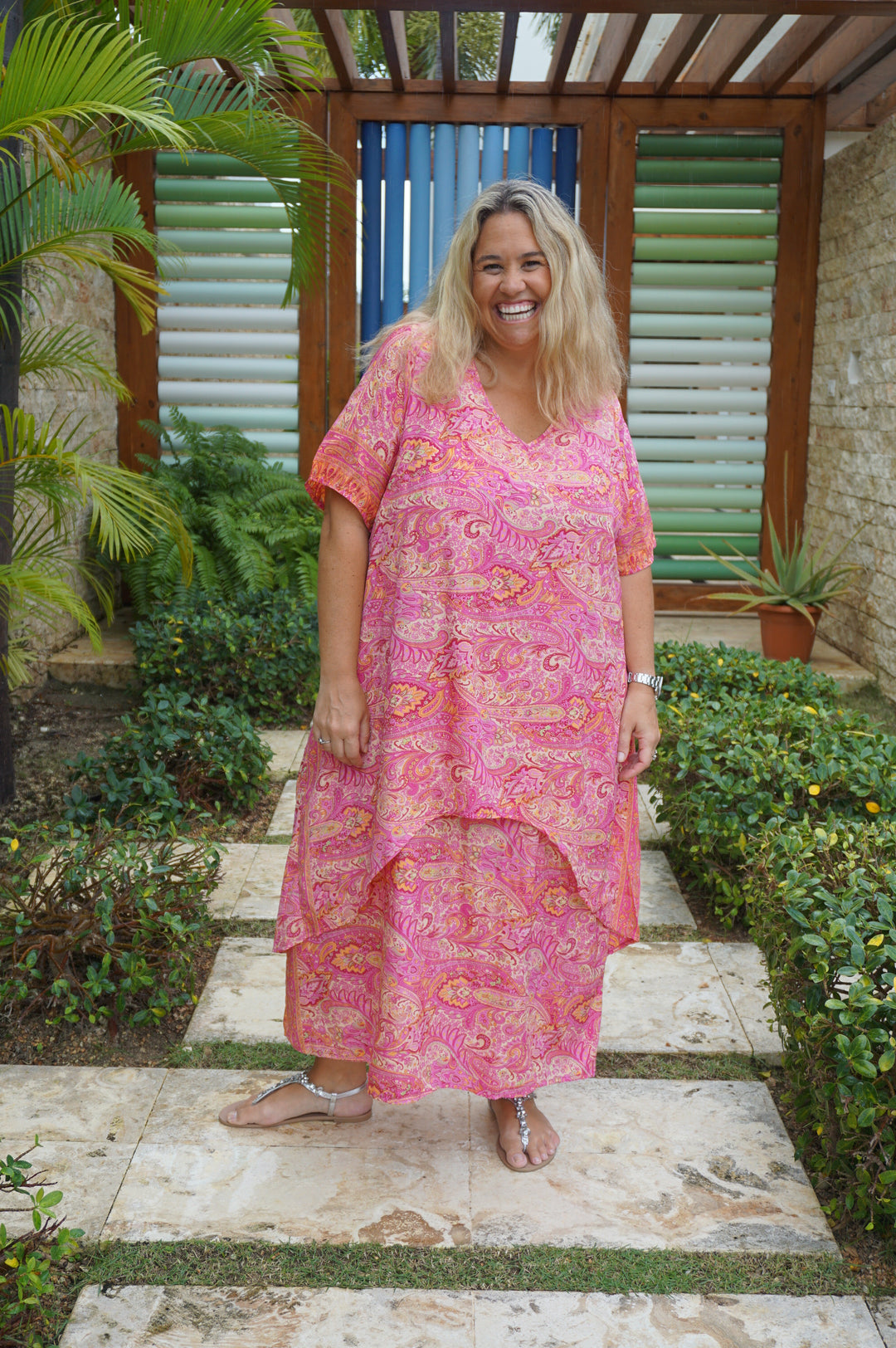 VESTIDO NEIBA FUCSIA