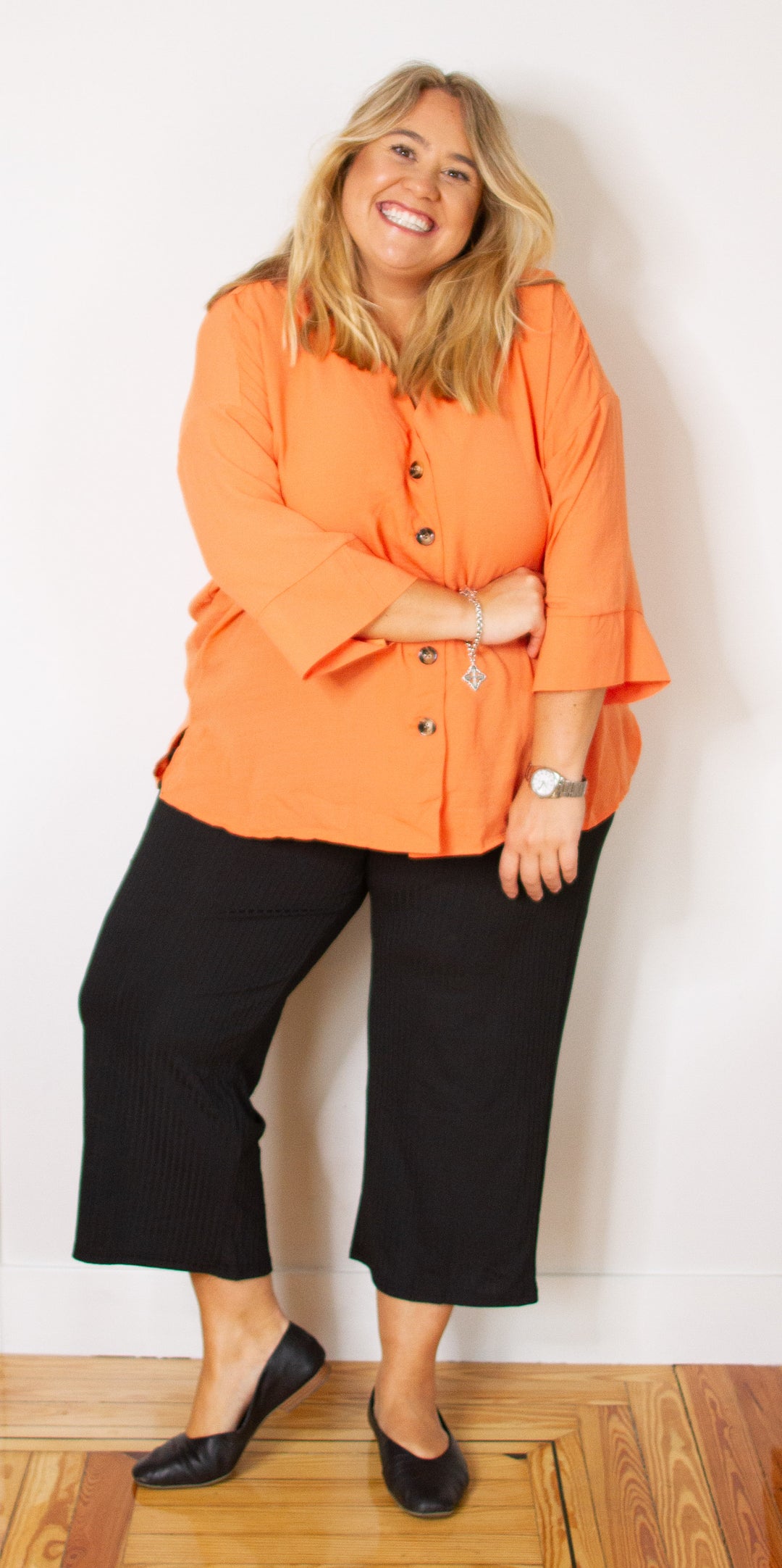 BLUSA BEVERLY NARANJA
