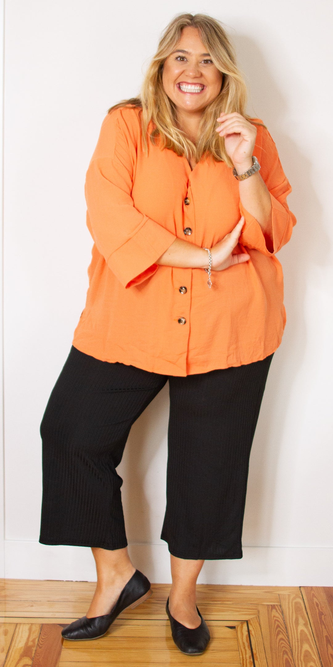 BLUSA BEVERLY NARANJA