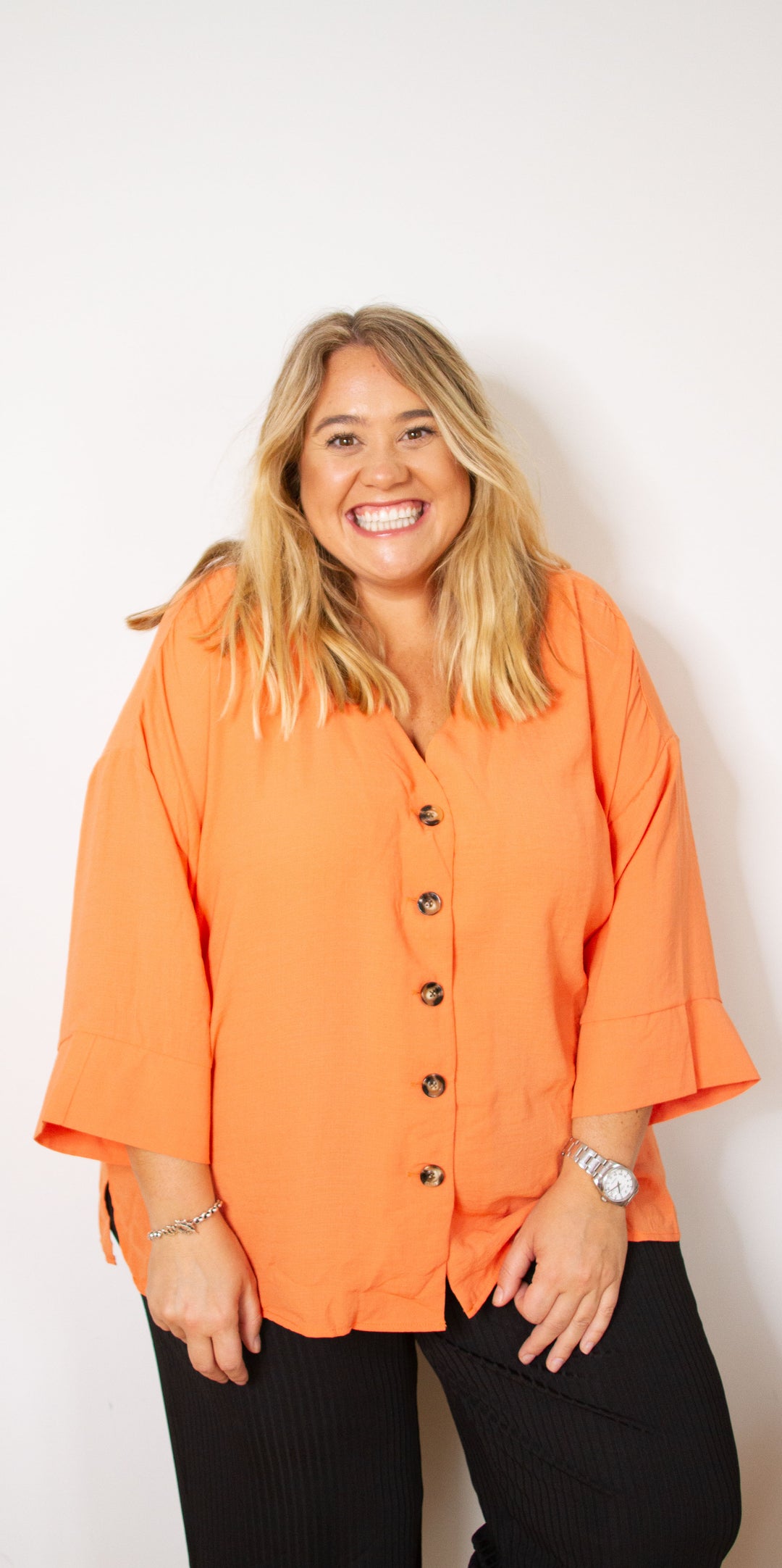 BLUSA BEVERLY NARANJA